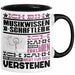 Musikwissenschaftler Geschenk Tasse Lustige Geschenkdiee für einen Musikwissenschaftler Geburtstag Ich Bin Musikwissenschaftler Ich Kann Es Dir Erklären Aber Nicht Für Dich Verstehen Schwarz Trendation