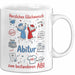 Schüler Abschluss Tasse Geschenk Lustige Geschenkidee Spruch Herzlichen Glückwunsch Abitur Weiß Trendation