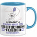 Gleitschirmflieger Geschenk Tasse So Gut Kann Nur Ein Gleitschirmflieger Aussehen Geschenkidee Kaffee-Becher Blau Trendation