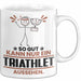 Triathlet Geschenk Tasse So Gut Kann Nur Ein Triathlet Aussehen Geschenkidee Kaffee-Becher Weiß Trendation