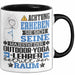 Outdoor-Yoga-Lehrer Geschenk Tasse Lustiger Spruch Erheben Sie Sich Der Outdoor-Yoga-Lehrer Betritt den Raum Schwarz Trendation