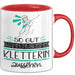 Kletterin Geschenk Tasse So Gut Kann Nur Eine Kletterin Aussehen Geschenkidee Geburtstag Weihnachten Lustig Rot Trendation