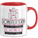 Songtexterin Weil Es Keinen Schöneren Beruf Gibt Tasse Geschenk für Eine Songtexterin Lustig Rot Trendation