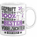 Vogelzüchter Geschenk Lustiger Spruch für Vogelzüchter Geschenkidee Bester Vogelzüchter Der Welt Weiß Trendation