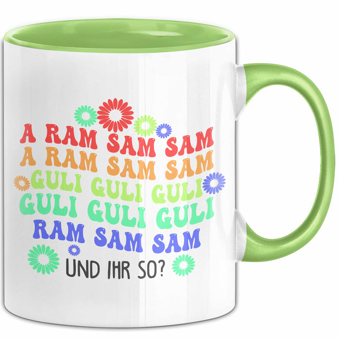 Büroarbeit Kollege Tasse Geschenk Lustige Geschenkidee Spruch Grün Trendation