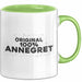 Annegret Tasse Original 100% Annegret Geschenk Grün Trendation