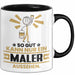 Maler Geschenk Tasse So Gut Kann Nur Ein Maler Aussehen Geschenkidee Kaffee-Becher Schwarz Trendation