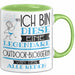 Outdoor-Bloggerin Tasse Geschenk Ich Bin Diese Eine Legendäre Outdoor-Bloggerin Von Der Alle Reden Geschenkidee Geburtstag Weihnachten Grün Trendation