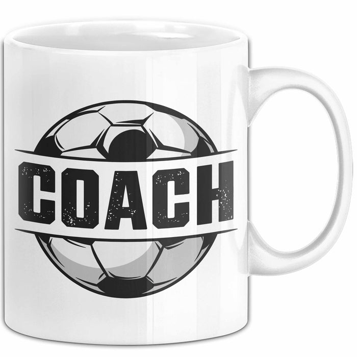 Fußballtrainer Fußballmannschaft Tasse Geschenk Lustige Geschenkidee Spruch Football Trainer Weiß Trendation