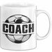 Fußballtrainer Fußballmannschaft Tasse Geschenk Lustige Geschenkidee Spruch Football Trainer Weiß Trendation