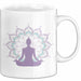 Yoga Liebhaber Tasse Geschenkidee für Zen Posen Suchende Weiß Trendation