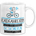 Radfahrerin Weil Es Keinen Schöneren Beruf Gibt Tasse Geschenk für Eine Radfahrerin Lustig Weiß Trendation