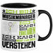 Musikmanager Geschenk Tasse Geschenkidee für Musikmanager Geburtstag Lustig Ich Bin Musikmanager Ich Kann Es Dir Erklären Aber Nicht Für Dich Verstehen Schwarz Trendation