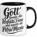 Petra-Marie Tasse Geschenk Gott Formte Die Perfekte Frau Petra-Marie Geschenkidee Schwarz Trendation