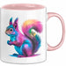 Eichhörnchen Tierliebhaber Tasse Geschenk Lustige Geschenkidee Spruch Rosa Trendation