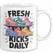 Sneakerhead Tasse Geschenk Lustige Geschenkidee Spruch Für Schuh Sammler Weiß Trendation