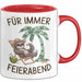 Rentner Pensionär Sarkasmus Tasse Geschenk Lustige Geschenkidee Spruch Für Immer Feierabend Rot Trendation