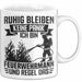 Feuerwehrmann Tasse Geschenk Ruhig Bleiben Ich Bin Feuerwehrmann Und Regel Das Geschenkidee Feuerwehr Weiß Trendation