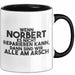 Norbert Tasse Wenn Norbert Nicht Repariert, Sind Wir Am Arsch Geschenk Schwarz Trendation