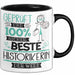 Beste Historikerin Der Welt Tasse Geschenk für Eine Historikerin Geprüft Und Sicher Geschenkidee Geburtstag Weihnachten Trendation