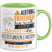 Reitstundenlehrerin Tasse Geschenk Lustiger Spruch Bitte Erheben Sie Sich Seine Majestät Die Reitstundenlehrerin Betritt Den Raum Grün Trendation
