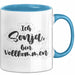 Sonja Tasse Ich Sonja, Bin Vollkommen Geschenk Blau Trendation