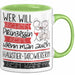 Haustier-Tätowiererin Tasse Geschenk Spruch Wer Will Schon Prinzessin Sein Wenn Man Auch Haustier-Tätowiererin Sein Kann Grün Trendation