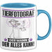 Tierfotograf Tasse Geschenk für Tierfotograf Der Mann Der Alles Kann Geschenkidee zum Geburtstag Blau Trendation
