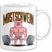 Schweinebauer Schweine Tier Gewichtheben Tasse Geschenk Lustige Geschenkidee Spruch Mastschwein Weiß Trendation
