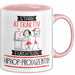 Hiphop-Produzentin Tasse Geschenk Becher Stark Attraktiv Furchtlos Hiphop-Produzentin Lustige Geschenkidee Rosa Trendation