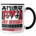 Anime Tasse Geschenk Anime-Liebhaber Geschenkidee Anime Weil Menschen Sch*** Sind Schwarz Trendation