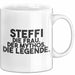 Steffi Tasse Steffi – Die Frau. Der Mythos. Die Legende. Geschenk Weiß Trendation