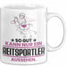 Reitsportler Geschenk Tasse So Gut Kann Nur Ein Reitsportler Aussehen Geschenkidee Kaffee-Becher Weiß Trendation