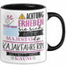 Kajakfahrerin Tasse Geschenk Lustiger Spruch Bitte Erheben Sie Sich Seine Majestät Die Kajakfahrerin Betritt Den Raum Schwarz Trendation