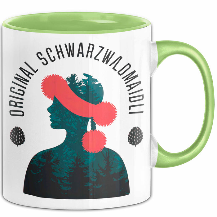Sarkastisch Sarkasmus Tasse Geschenk Lustige Geschenkidee Spruch Original Schwarzwaldmaidli Grün Trendation
