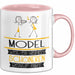 Model Weil Es Keinen Schöneren Beruf Gibt Tasse Geschenk für Eine Model Lustig Rosa Trendation