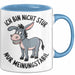 Eselbauer Esel Tier Tasse Geschenk Lustige Geschenkidee Spruch Ich Bin Nicht Stur Nur Meinungsstabil Blau Trendation