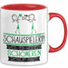 Schauspielerin Weil Es Keinen Schöneren Beruf Gibt Tasse Geschenk für Eine Schauspielerin Lustig Rot Trendation