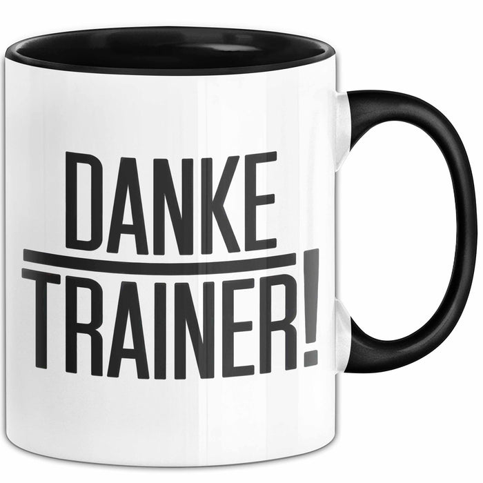 Fußballtrainer Fußballteam Tasse Geschenk Lustige Geschenkidee Spruch Danke Trainer Trendation