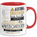 Wakeboarderin Tasse Geschenk Lustiger Spruch Bitte Erheben Sie Sich Seine Majestät Die Wakeboarderin Betritt Den Raum Rot Trendation
