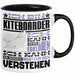 Kiteboarder Geschenk Tasse Lustige Geschenkdiee für einen Kiteboarder Geburtstag Ich Bin Kiteboarder Ich Kann Es Dir Erklären Aber Nicht Für Dich Verstehen Schwarz Trendation