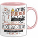 Vogelzüchterin Tasse Geschenk Lustiger Spruch Bitte Erheben Sie Sich Seine Majestät Die Vogelzüchterin Betritt Den Raum Rosa Trendation