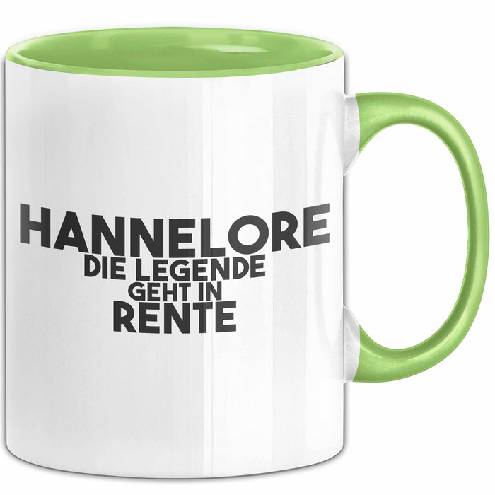 Hannelore Tasse Hannelore – Die Legende Geht In Rente Geschenk