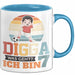 Digga Tasse Geschenk Siebter Geburtstag Lustiger Spruch Was Geht Blau Trendation