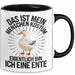 Ente Tier Tasse Geschenk Lustige Geschenkidee Spruch Das Ist Mein Menschen Kostüm Eigentlich Bin Ich Eine Ente Trendation