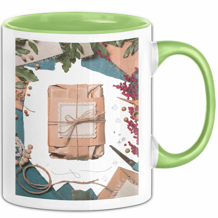 Bastler Tasse Geschenk Lustige Geschenkidee Spruch Für Handmade Verkäufer Grün Trendation
