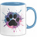 Hund Tierliebhaber Tasse Geschenk Lustige Geschenkidee Spruch Blau Trendation