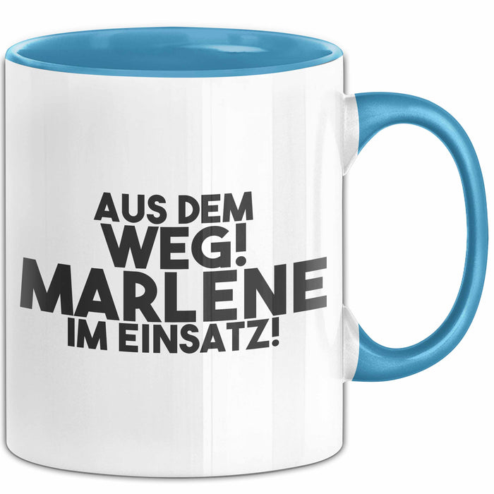 Marlene Tasse Aus Dem Weg! Marlene Im Einsatz! Geschenk