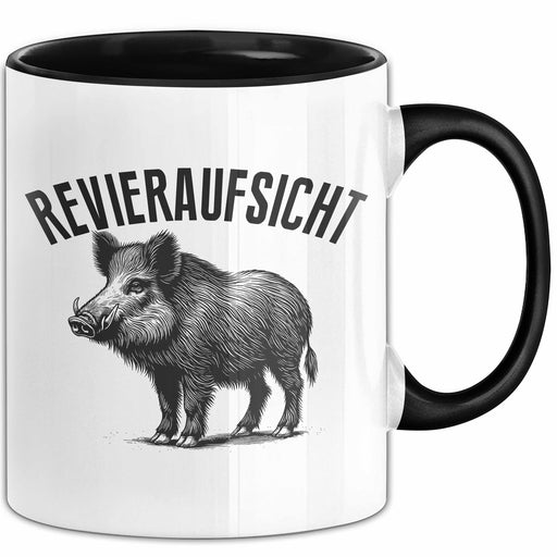 Jäger Tasse Geschenk Revieraufsicht Geschenkidee Wildschwein Geschenke Jägerin Trendation