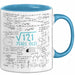 Wurzel aus 121 Tasse Geschenk Mathe Fan 11. Geburtstag Humorvoll Blau Trendation